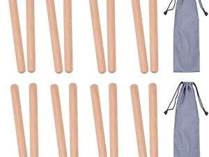 8 Pairs (16 Packs) Classical Wood Claves Musical Percussion Instrument