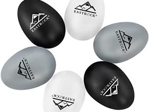 EastRock Egg Shakers Set 6 PCS Hand Percussion Shakers Musical Maracas Percussion Instruments