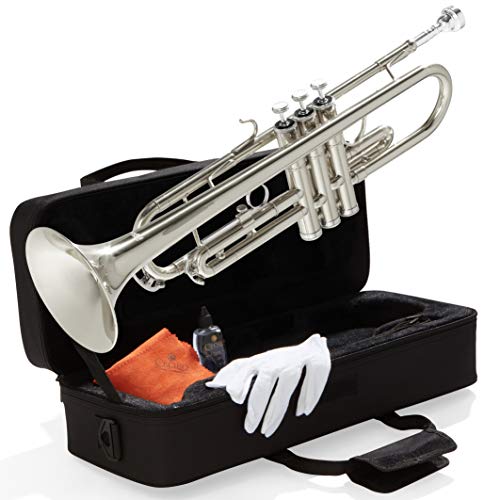 Mendini By Cecilio Bb Trumpet - Trumpets for Beginner or Advanced Student w/Case Mendini By Cecilio Bb Trumpet - Trumpets for Beginner or Advanced Student w/Case