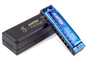 East top Blues Harmonica Key of C 10 Holes 20 Tones Blues Harp Diatonic Mouth Organ Harmonica For Adults
