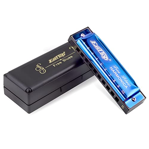 East top Blues Harmonica Key of C 10 Holes 20 Tones Blues Harp Diatonic Mouth Organ Harmonica For Adults East top Blues Harmonica Key of C 10 Holes 20 Tones Blues Harp Diatonic Mouth Organ Harmonica For Adults