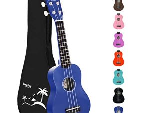 Strong Wind Soprano Ukulele - Stringed Musical Instrument Ukulele for Beginners Adults