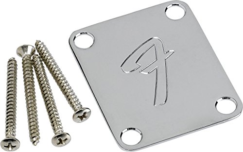 Fender F Neckplate Chrome Fender F Neckplate Chrome