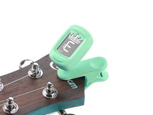 Clip-On Tuner for Guitar Ukulele Violin Bass & Chromatic Tuning Modes (multi-key modes)