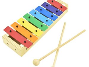 MUSICUBE Xylophone for Kids Wood Xylophone with Mallets Orff Music Instrument for Educational& Preschool Learning Baby Percussion Kit with Professional Tuning for Toddlers Gift Choice for Children age