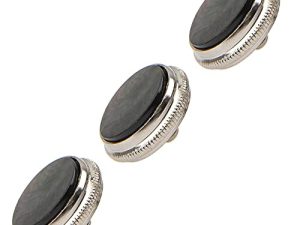 3Pcs Yootones Trumpet Valve Finger Buttons Musical Instruments Accessories Compatible with Trumpet Finger Button Musical Instruments Replacement Parts (Black)