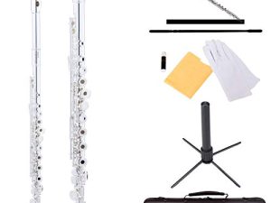 Mendini By Cecilio Flutes - Open Hole C Flute For Beginners