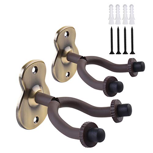 Guitar hanger Guitar hook Guitar holder Guitar wall mount hangers for Electric Acoustic and Bass Guitars(2-Pack) Guitar hanger Guitar hook Guitar holder Guitar wall mount hangers for Electric Acoustic and Bass Guitars(2-Pack)