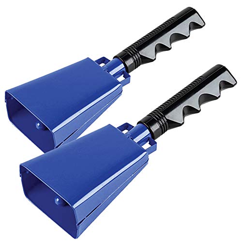 2 pack 7 in. steel cowbell/Noise makers with handles. Cheering Bell for sporting 2 pack 7 in. steel cowbell/Noise makers with handles. Cheering Bell for sporting