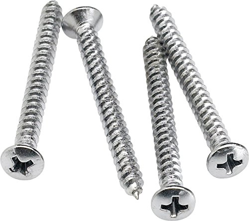 Fender Neck Mounting Screws - Chrome Fender Neck Mounting Screws - Chrome