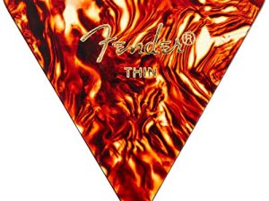 Fender Classic Celluloid Guitar Picks 355 Shape