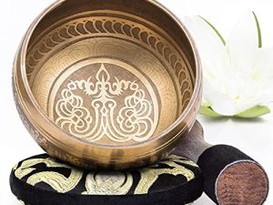 Tibetan Singing Bowl Set ~ Easy to Play ~ Creates Beautiful Sound for Holistic Healing
