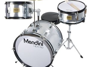 Mendini By Cecilio Drum Set – 3-Piece Kids Drum Set (16")