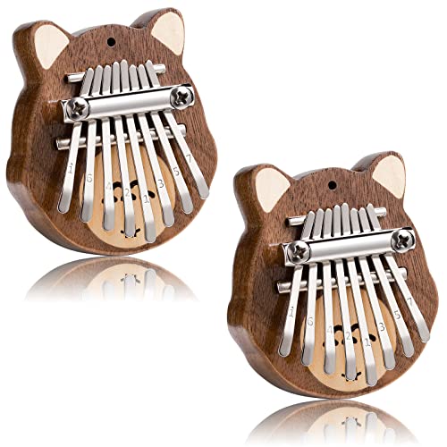 Lronbird 2 Pack Mini 8 Key Kalimba Thumb Piano Gifts for Kids Beginners Music Lovers Players Lronbird 2 Pack Mini 8 Key Kalimba Thumb Piano Gifts for Kids Beginners Music Lovers Players