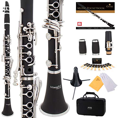 Mendini by Cecilio B Flat Beginner Clarinet with 2 Barrels Mendini by Cecilio B Flat Beginner Clarinet with 2 Barrels