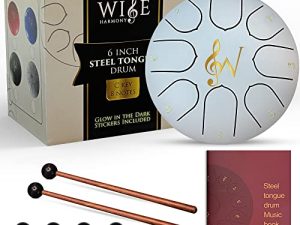 Tongue Drum Steel with Glow in the Dark Stickers