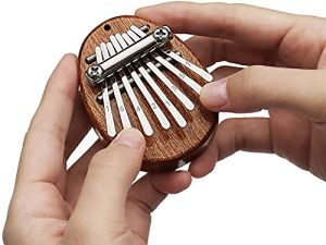 REGIS Kalimba 8 Key exquisite Finger Thumb Piano Marimba Musical good accessory Pendant Gif (Bronze)