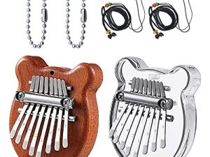 VILLPORT Mini Kalimba Thumb Piano 8 Keys