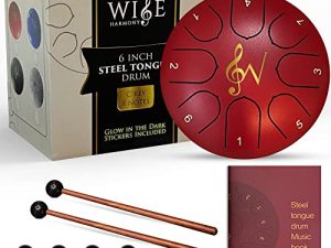 Tongue Drum Steel with Glow in the Dark Stickers