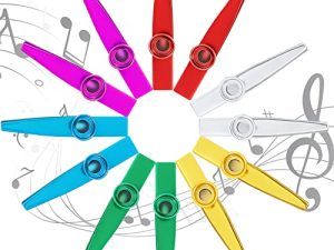 LovesTown Multicolored Metal Kazoo