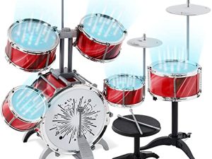 Best Choice Products 18-Piece Kids Beginner Drum Kit