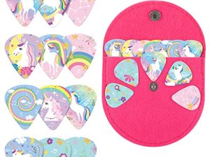 24 Pieces Unicorn Guitar Picks