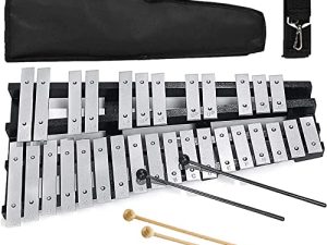 MIRIO 30 Notes Foldable Glockenspiel Xylophone Percussion Set