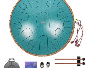 Yasisid Steel Tongue Drum 14 Inches Musical Instruments
