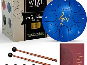 Tongue Drum Steel with Glow in the Dark Stickers