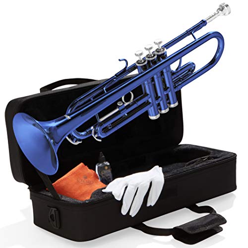 Mendini By Cecilio Bb Trumpet - Trumpets for Beginner or Advanced Student w/Case Mendini By Cecilio Bb Trumpet - Trumpets for Beginner or Advanced Student w/Case