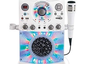 Singing Machine SML385UW Bluetooth Karaoke System with LED Disco Lights