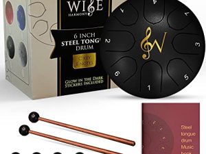 Tongue Drum Steel with Glow in the Dark Stickers