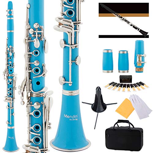 Mendini by Cecilio B Flat Beginner Clarinet with 2 Barrels Mendini by Cecilio B Flat Beginner Clarinet with 2 Barrels