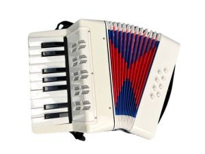BORIYAM Children's Accordion Instrument 17-key 8-Bass