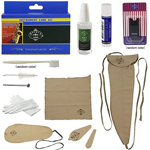 Rochix Saxophone Sax Cleaner Care Cleaning Kit Rochix Saxophone Sax Cleaner Care Cleaning Kit