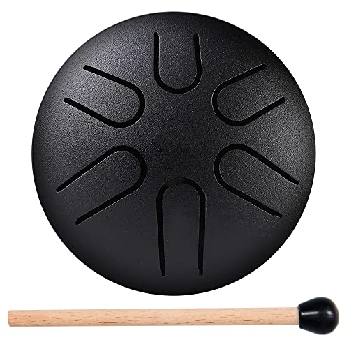 Steel Drum 3 Inch 6 Note Steel Tongue Drum Handpan Drum MiNi Instrument Steel Drum 3 Inch 6 Note Steel Tongue Drum Handpan Drum MiNi Instrument