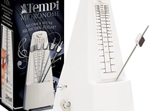 Tempi Metronome for Musicians - Includes Ebook and 2-Year Warranty - Mechanical Metronome for Piano