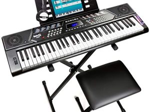 RockJam 61 Key Keyboard Piano With Pitch Bend Kit