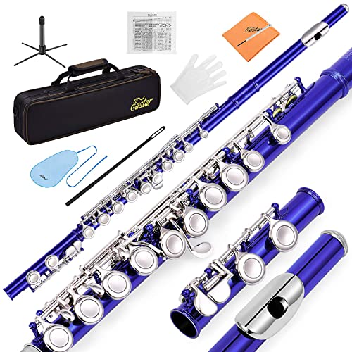 Eastar C Flutes Closed Hole 16 Keys Flute for Beginner Kids Student Flute Instrument with Fingering Chart Eastar C Flutes Closed Hole 16 Keys Flute for Beginner Kids Student Flute Instrument with Fingering Chart