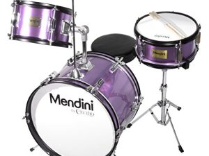 Mendini By Cecilio Drum Set – 3-Piece Kids Drum Set (16")