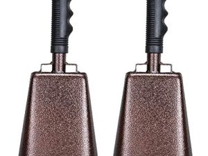 2 pack 10 in. steel cowbell/Noise makers with handles. Cheering Bell sporting