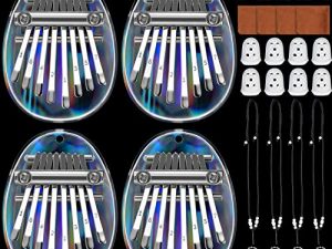 24 PCS 8 Keys Mini Kalimba Piano Christmas Gift Set for Kids