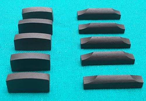 MUSICAL STRING NATURAL EBONY 4/4 VIOLIN SADDLE NUT 5 SET (5 nut and 5 saddle) MUSICAL STRING NATURAL EBONY 4/4 VIOLIN SADDLE NUT 5 SET (5 nut and 5 saddle)