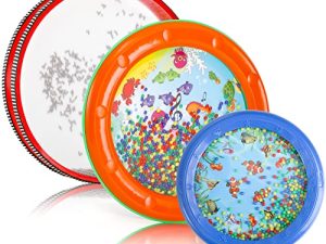 ZOOFOX 3 Pieces Wave Bead Ocean Drum