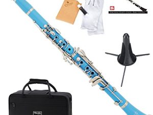 Mendini by Cecillo Bb Clarinet w/Case - Best Beginners Clarinet for Students