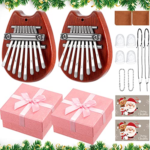 16 Pcs 8 Keys Mini Kalimba Piano Set Christmas Gift for Kids 16 Pcs 8 Keys Mini Kalimba Piano Set Christmas Gift for Kids