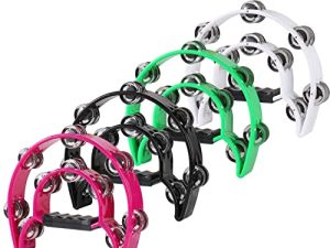 4 Pack Tambourine for Adults