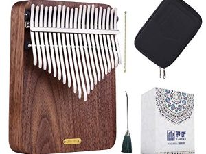 LingTing Kalimba 21 keys Thumb Piano Mbira Finger Piano Gift for Kids Adult Beginners Professional(LT-K21W