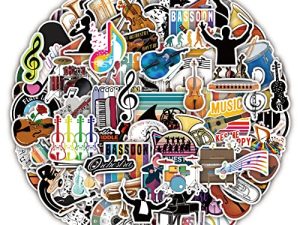 100Pcs Music Stickers for Orchestral