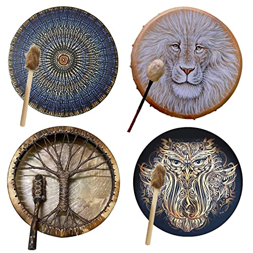 Handmade Shaman Drum with Drumsticks Handmade Shaman Drum with Drumsticks